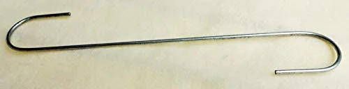 Lot of 10 Galvanized Steel Plant Hanger Extender S Hooks 12 Inches Long, 10 Gauge Steel