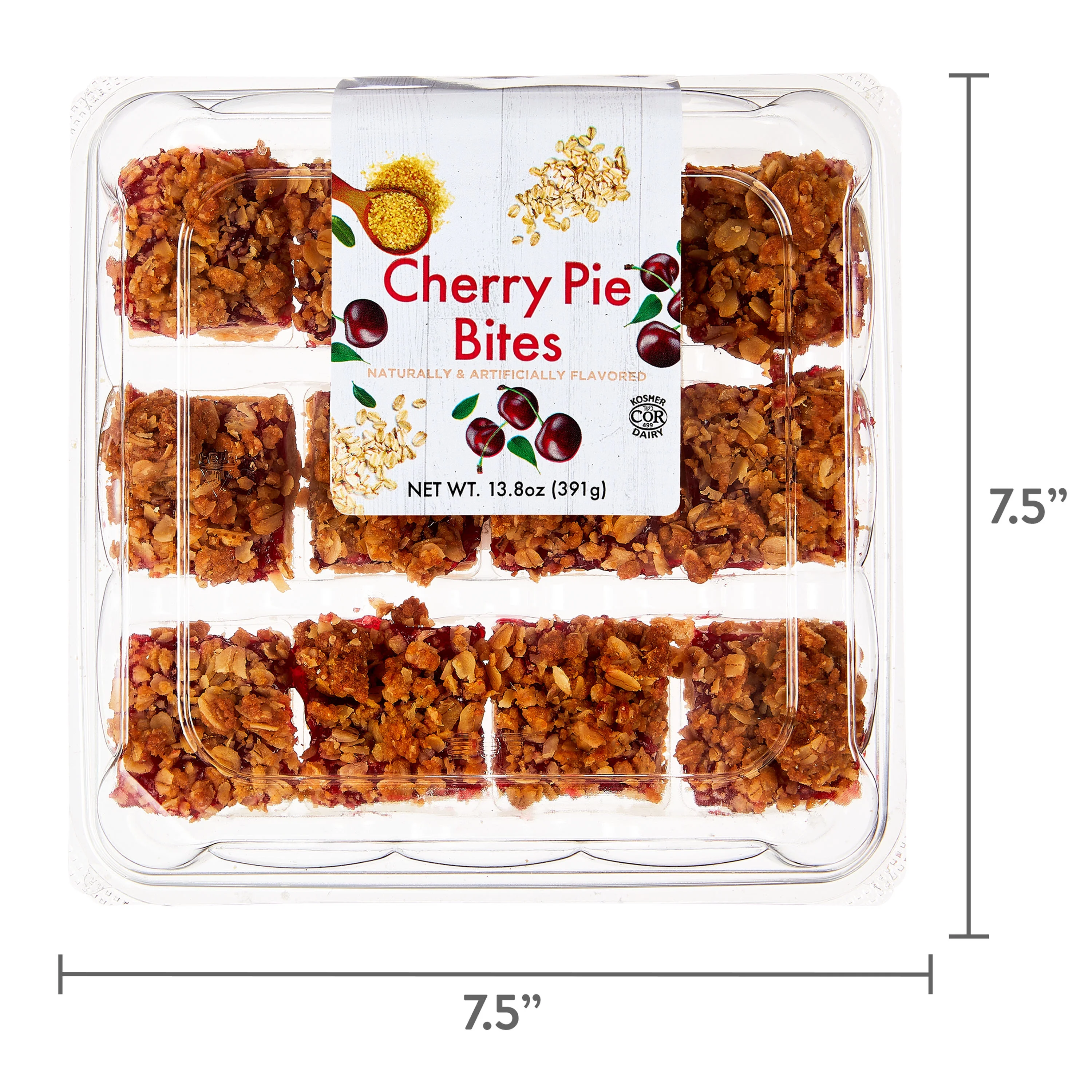Charlotte's Cherry Pie Bites 13.8 ounce, 12 Count, Shelf-Stable