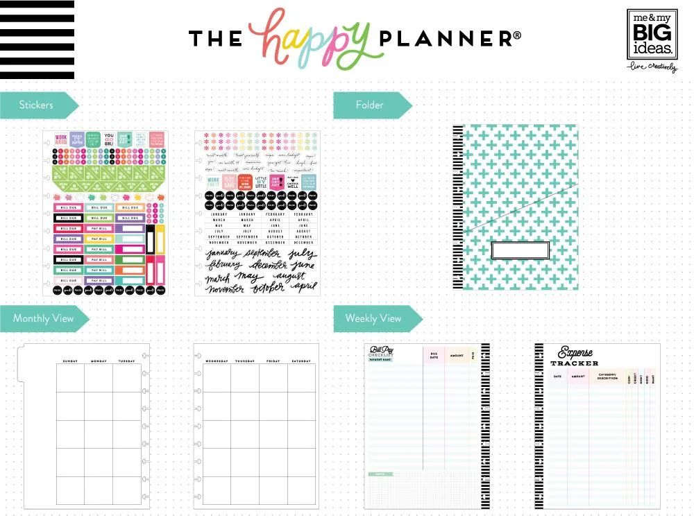 The Happy Planner - CLASSIC Budget Extension Pack