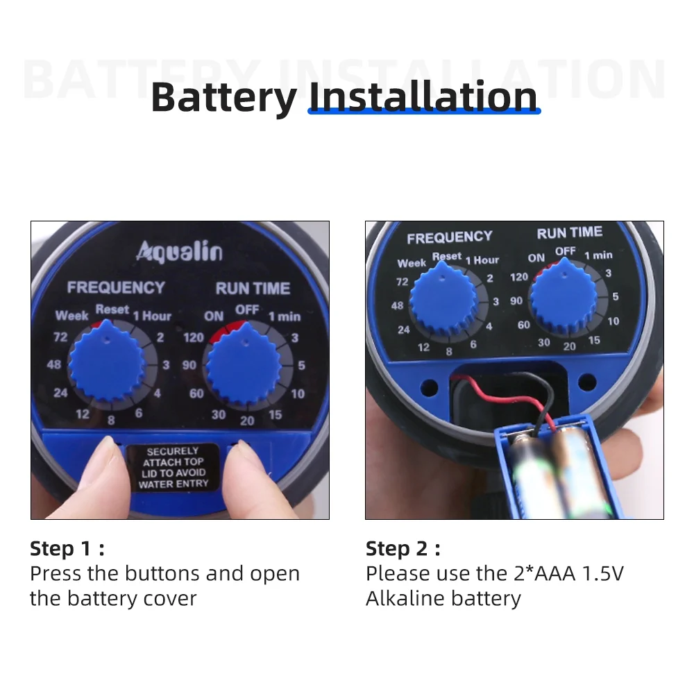 Garden  Water Timer Ball Valve Automatic Electronic Watering Timer  Garden Irrigation Timer EU   Controller #21025