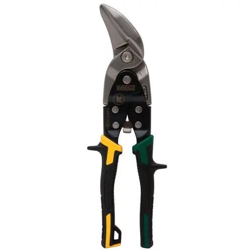 Dewalt DWHT14678 Right Offset Cut Aviation Snip, Molybdenum Alloy, 18 to 22 Gauge Capacity