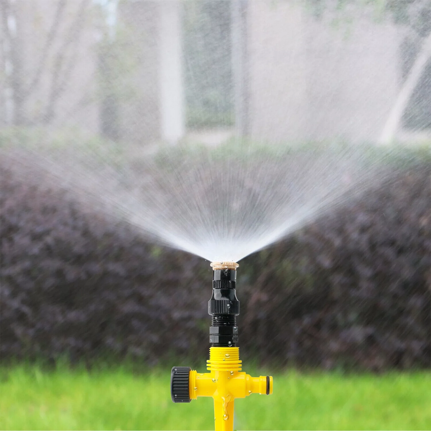 Garden Lawn Sprinkler 3Auto Spray Grass Watering Irrigation System Patio Yard