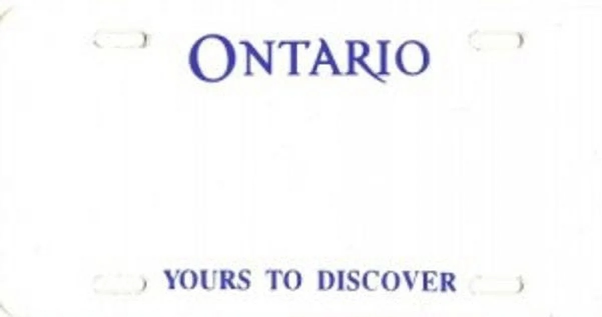 Design it Yourself Ontario Look Alike Plate All wording is Free