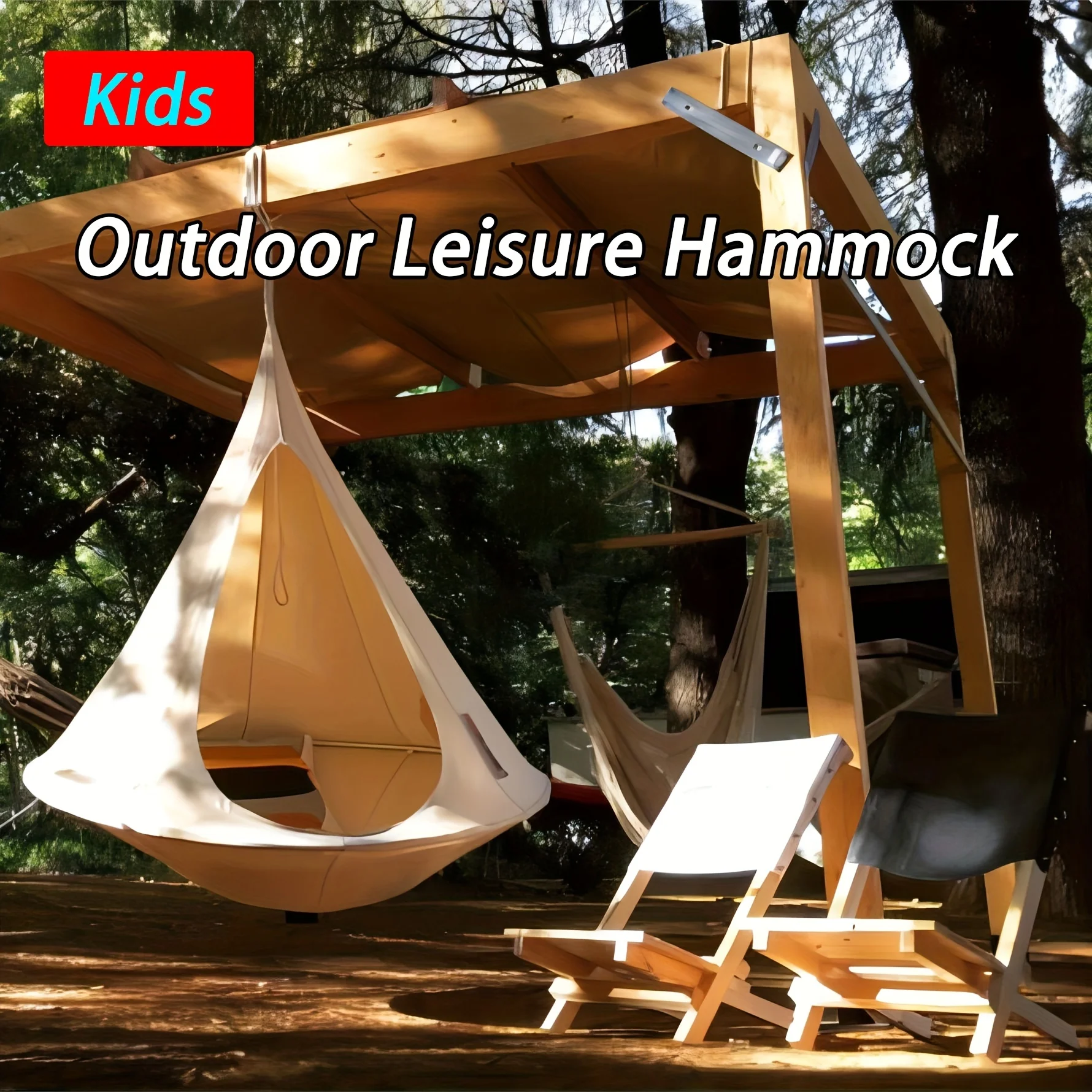 Relax Anywhere With This Durable Waterproof Butterfly Swing Chair - Perfect For Indoor & Outdoor Use, Holds Up To 80kg!