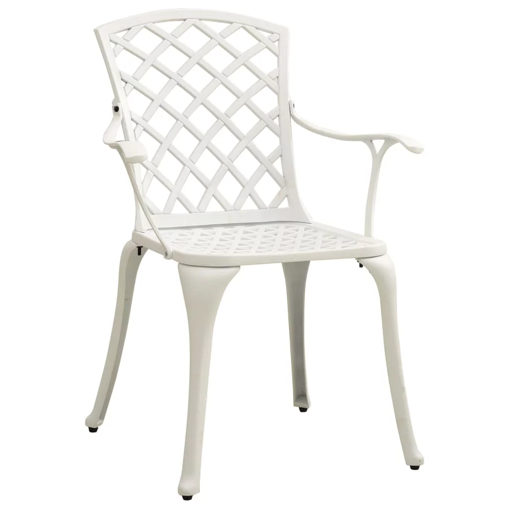 Andoer parcel,Chairs Set 3 Piece Table And Chairs Patio Furniture Cast Aluminum Set In White BalconyFurnitureTable Porch Zeyuan FurnitureSet Aluminum With Umbrella 1106268a