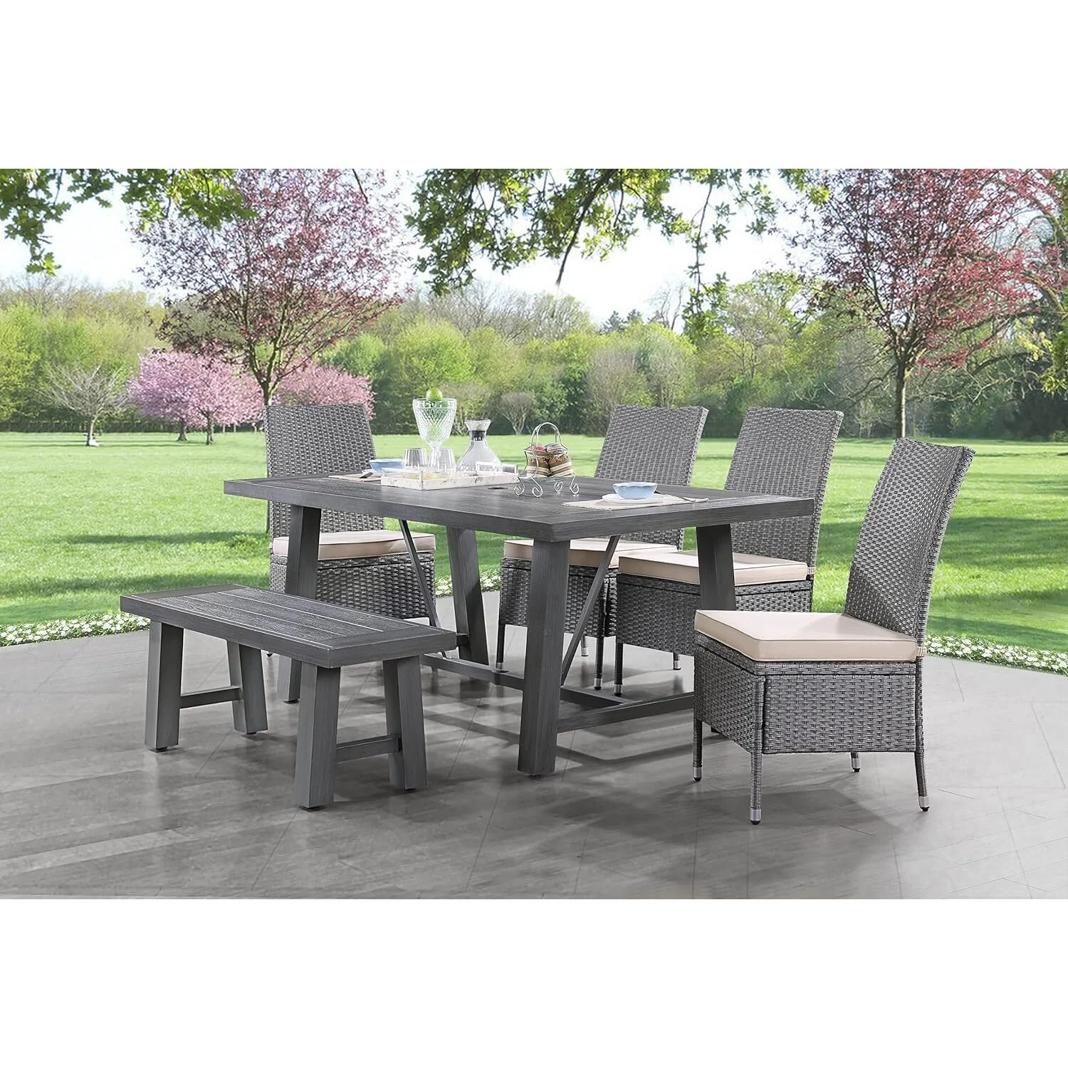HomeStock 6Pc Outdoor Patio Dining Set