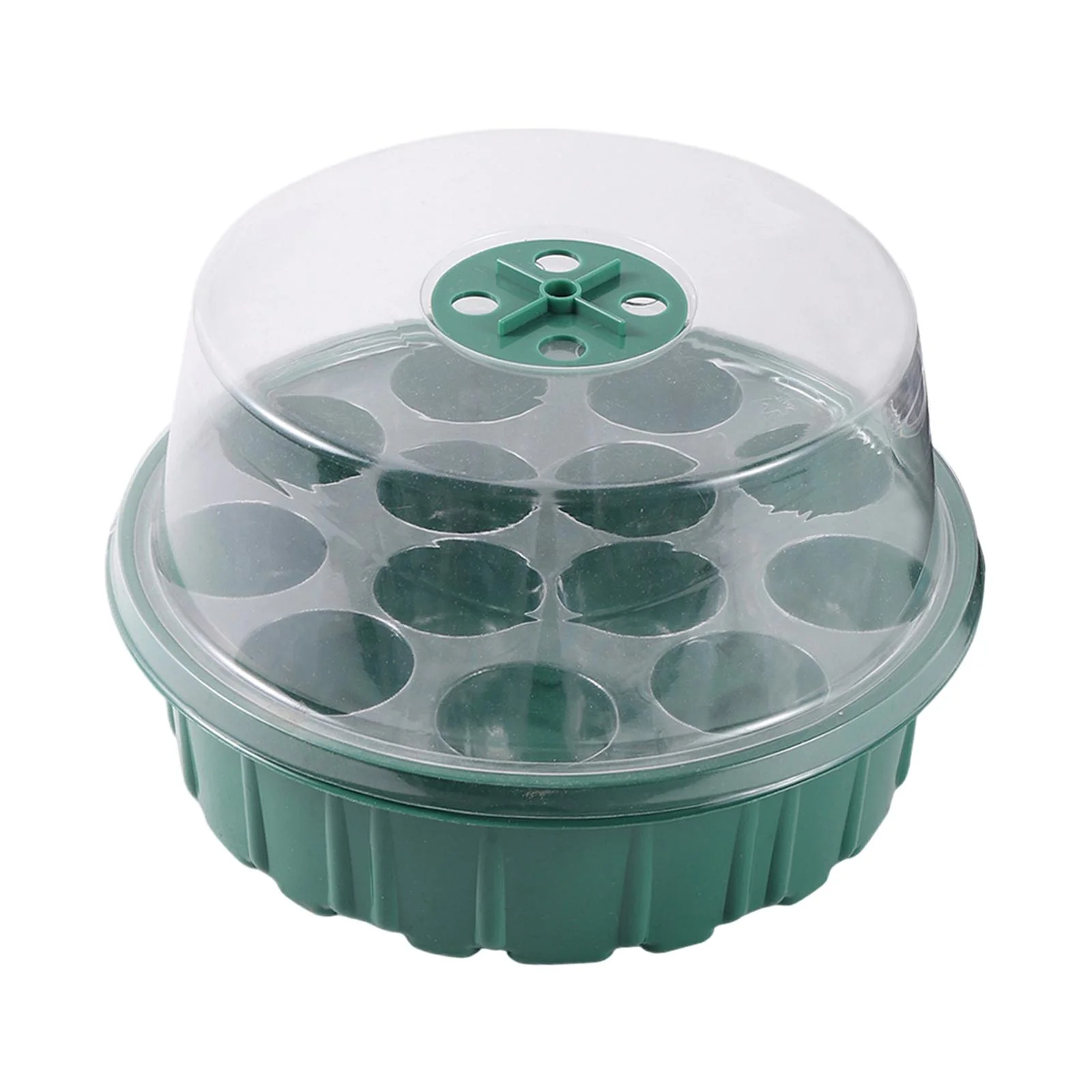 oshhnii 13 Cells Seedling Starting Tray Growing Tray Watertight Base house