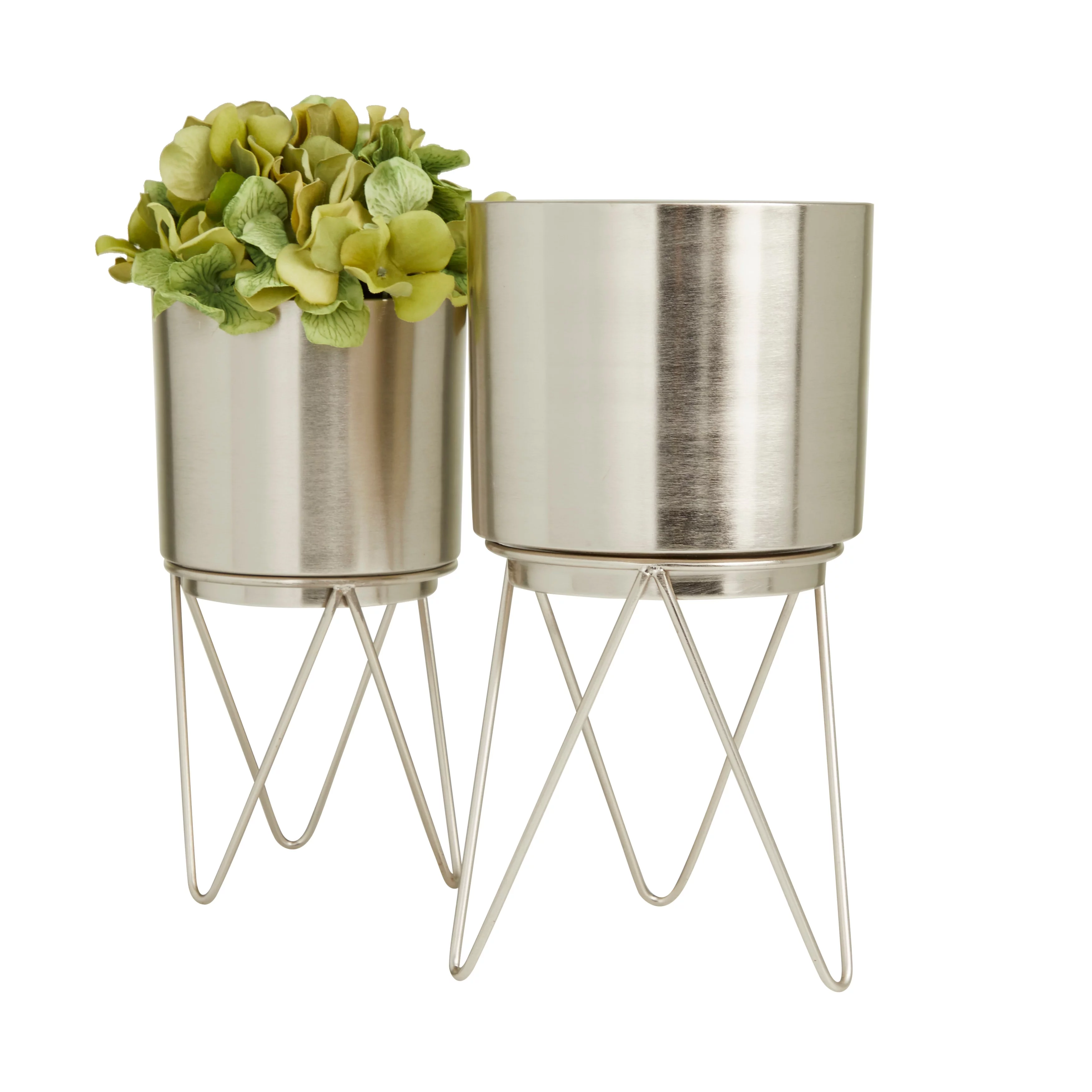 CosmoLiving by Cosmopolitan  Metal Modern Planter (Set of 2) - S/2 12