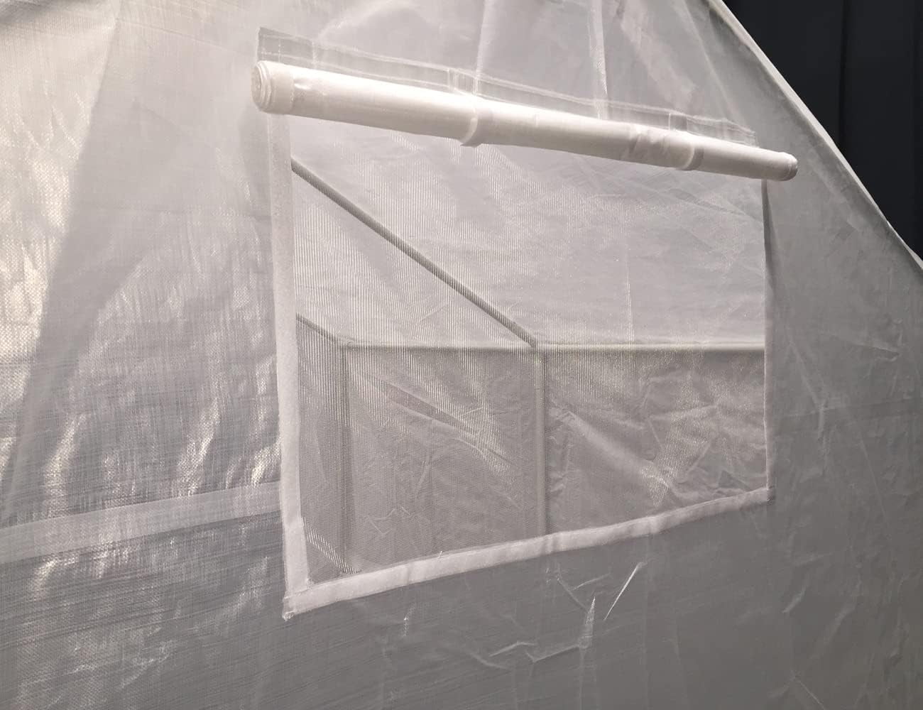 Greenhouse 10-Feet By 10-Feet, 1 3/8-Inch Steel Frame, 6-Leg, Opaque, GH1010