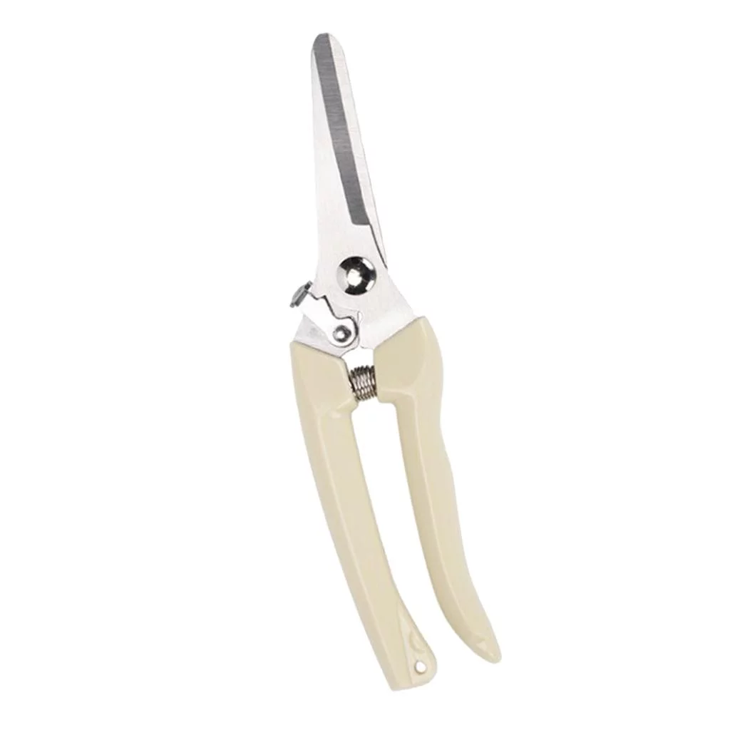 kesoto 2xGarden Pruning Shears Pruners Plant Cutter Hand Tools , Beige, 2 Pcs
