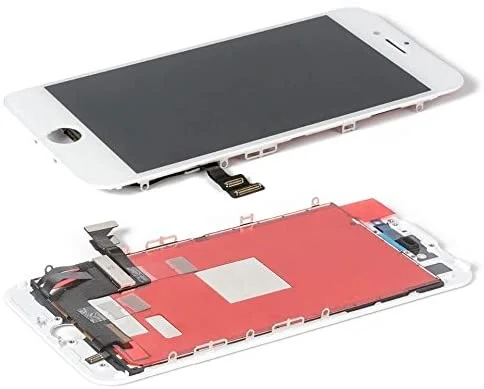 Compatible with iPhone 8 Plus 5.5 Inch Retina HD LCD Touch Screen Digitizer Glass Full Assembly Replacement in White with Repair Tools