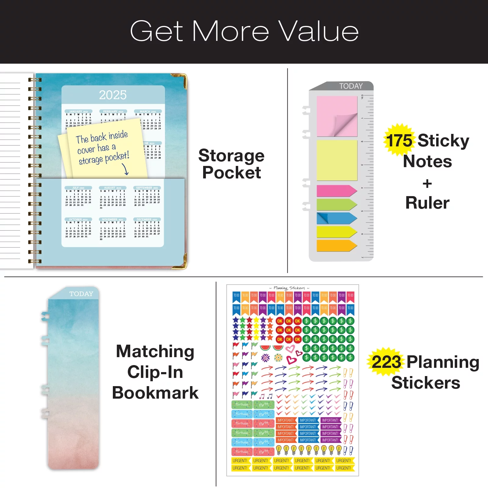 Hardcover CY 2024 Fashion Planner - 8.5