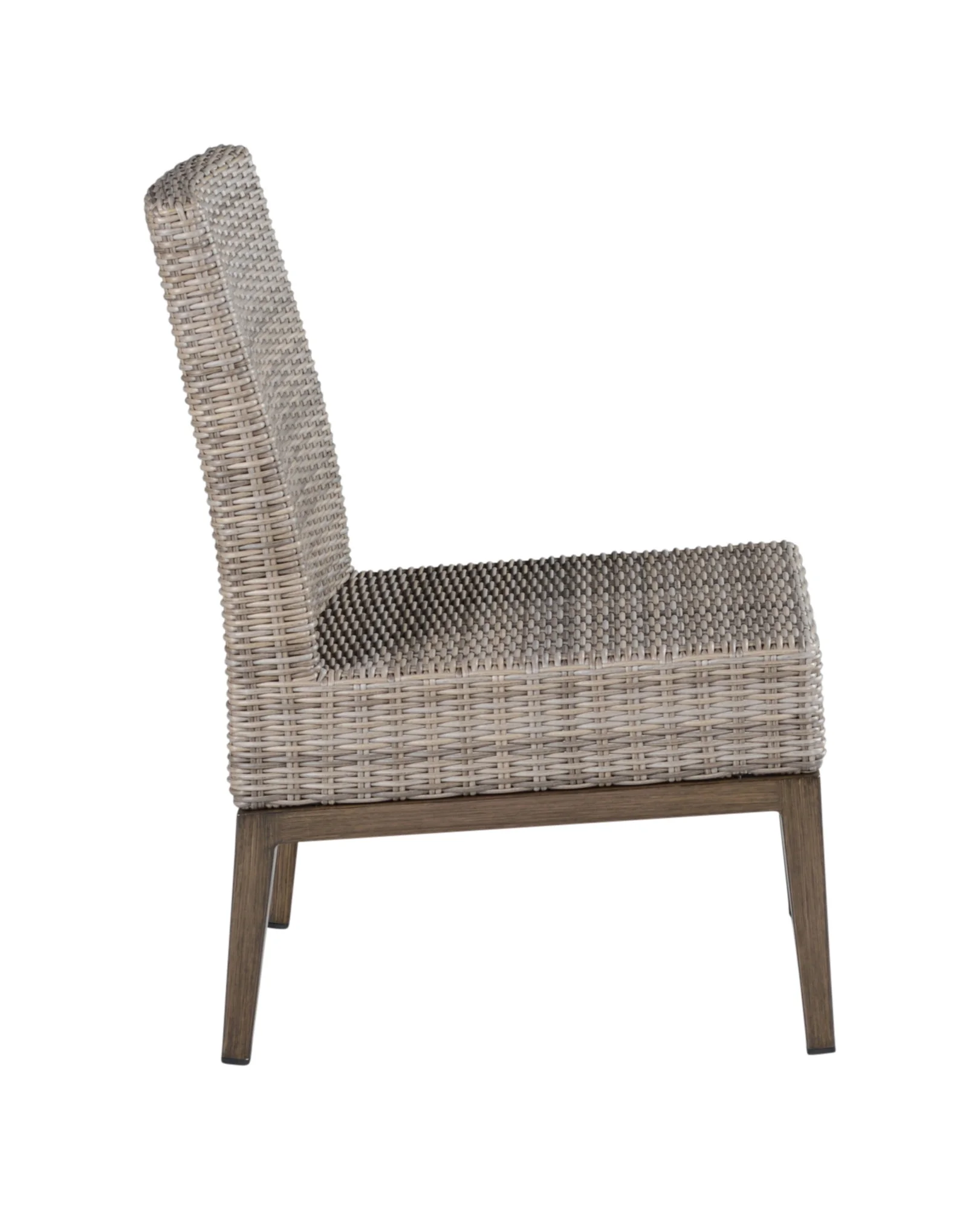 Marina Gray Aluminum Patio Side Chair