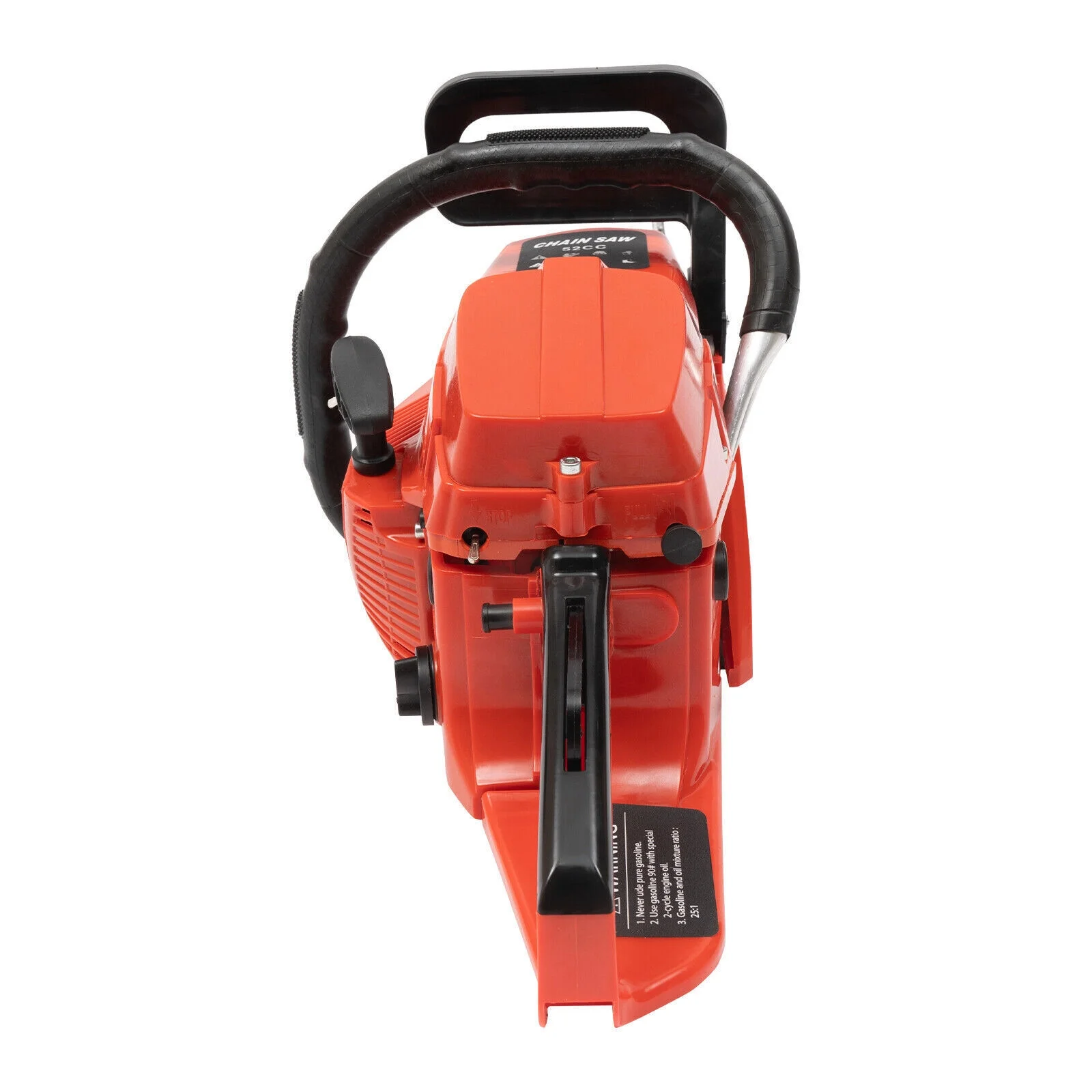 2-Stroke 2.2KW 52cc Gas Powered Chainsaw 20in Handed Petrol Gasoline Chain Saw 10500rpm, Single Cylinder, Air-Cooled