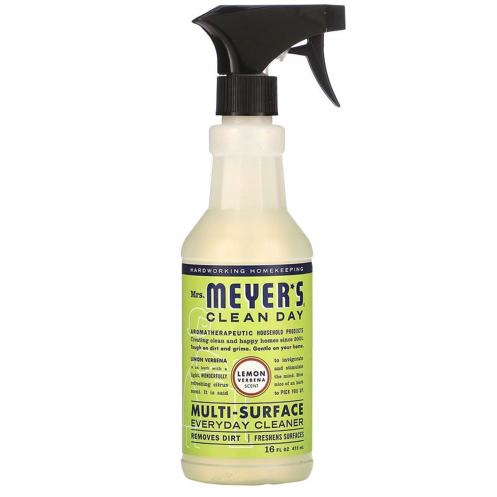 Mrs. Meyers Clean Day, Multi-Surface Everyday Cleaner, Lemon Verbena Scent, 16 fl oz Pack of 4