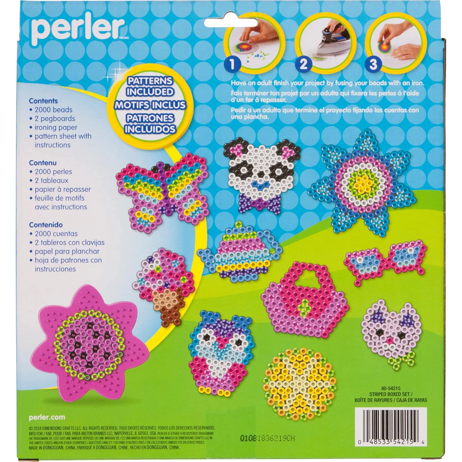 Perler™ Fused Bead Kit, Fun with Stripes