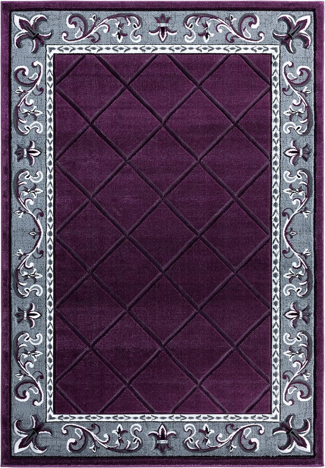 Of America Bristol Altamont Plum Area Rug, 7'10