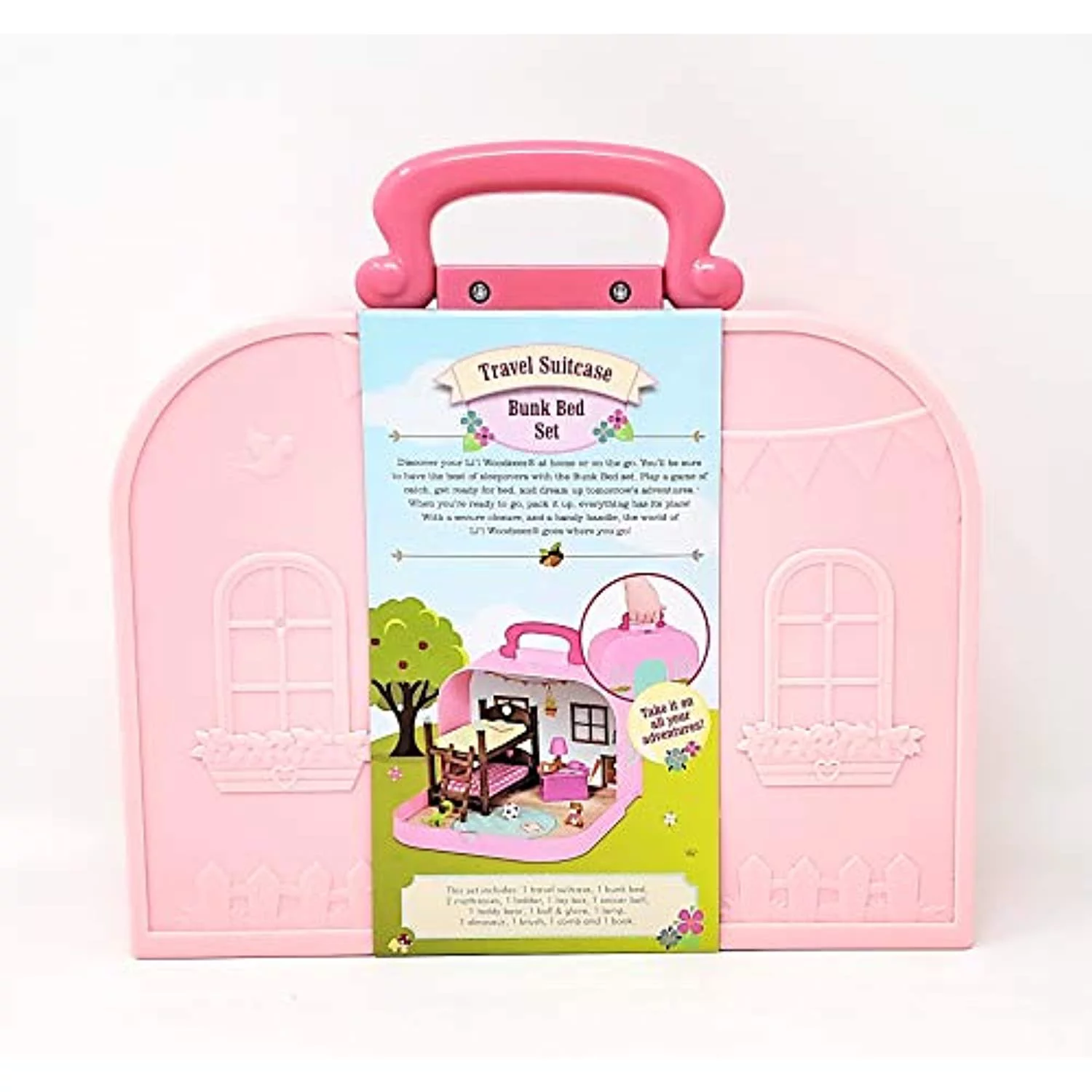 WOODZEEZ TRAVEL SUITCASE BUNK BED SET TAKE IT ON ALL YOUR ADVENTURES! 14 PCS