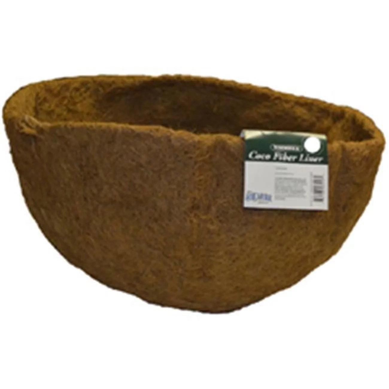 Bosmere  Round Replacement Coco Liner With Soil Moist Mat- Brown - 20 in.