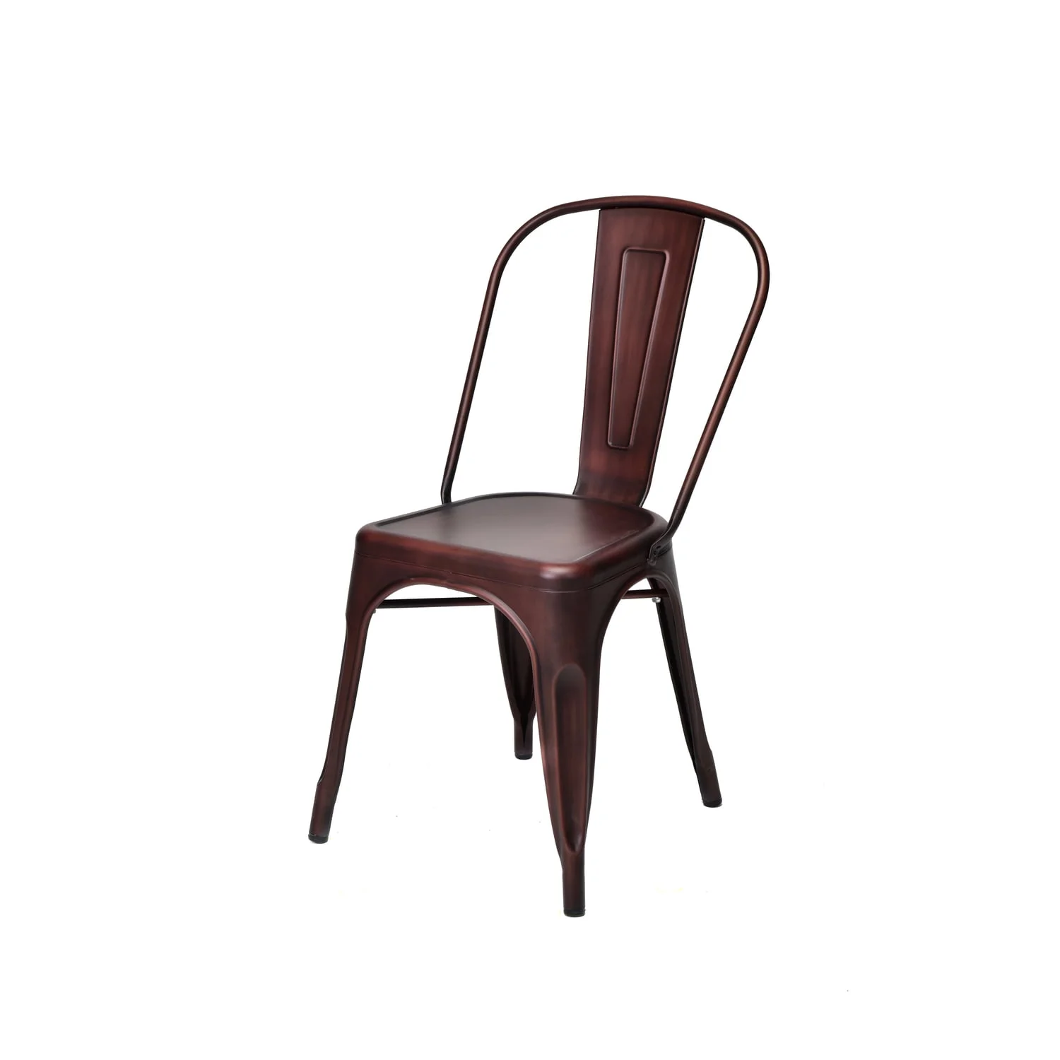 Commerical Seating Products Oscar Antique Black Dining Chairs, Amber