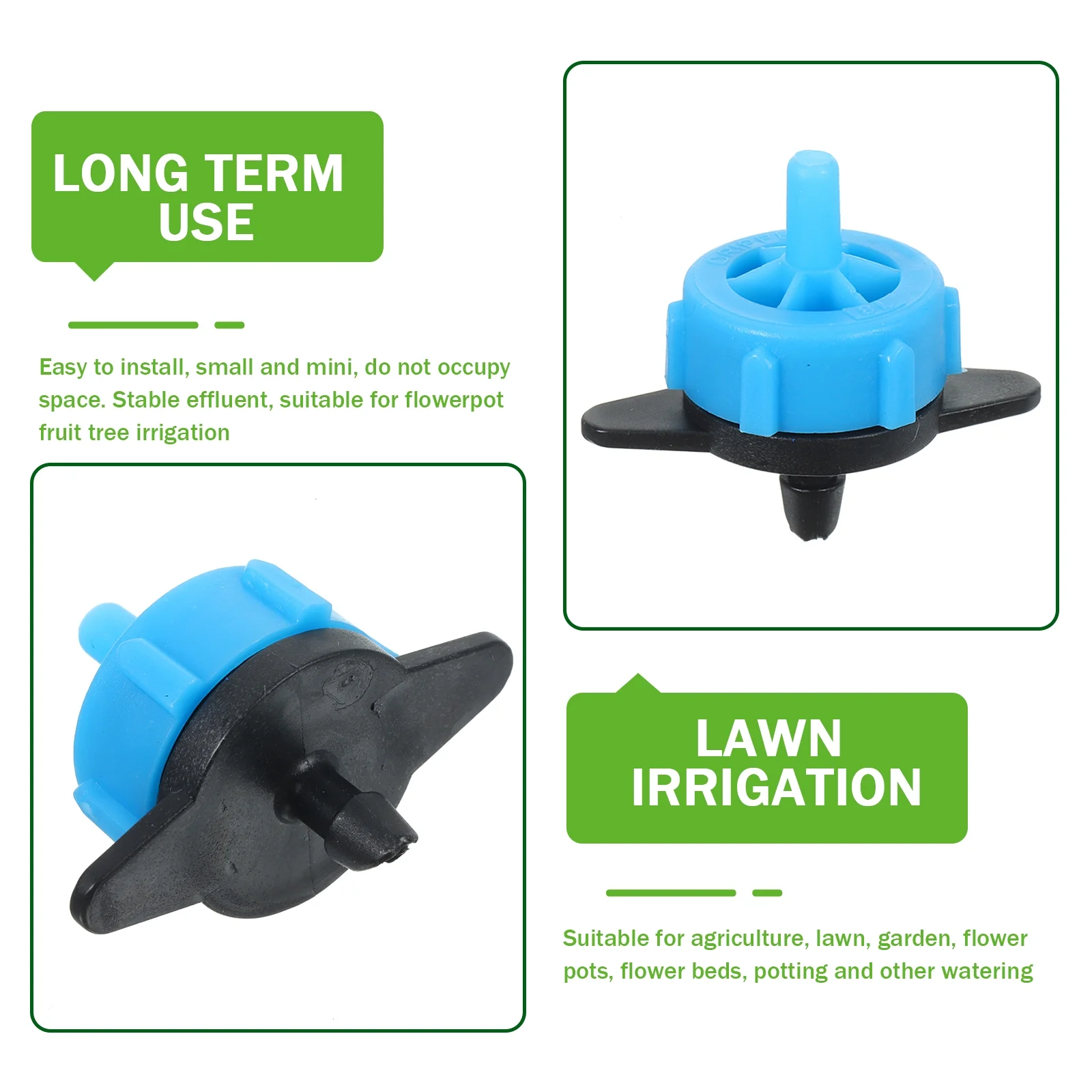 Dripper 100 Pcs Garden Irrigation System Sprinkler Lawncare Grass Potted See Pom