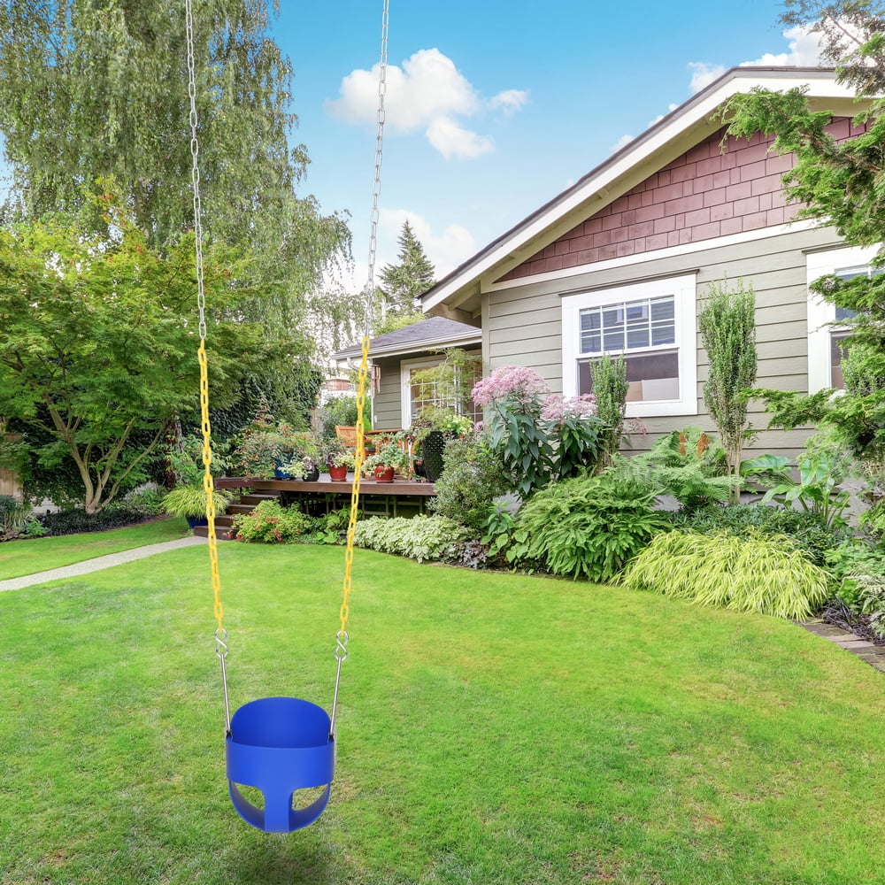 Highback Full Bucket Swing Blue