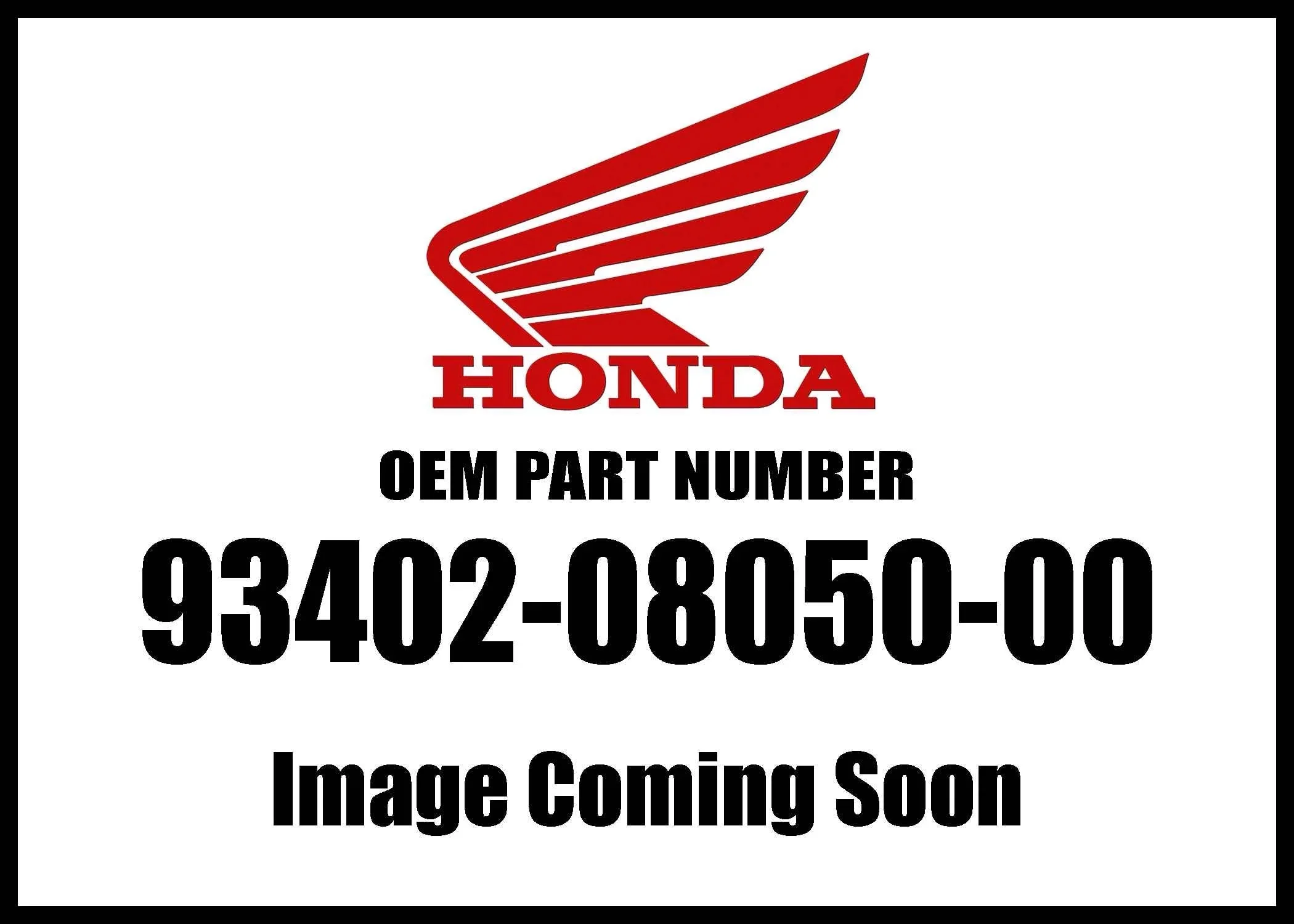 Honda SXS700M H Bolt Washer 8X50 93402-08050-00 New OEM