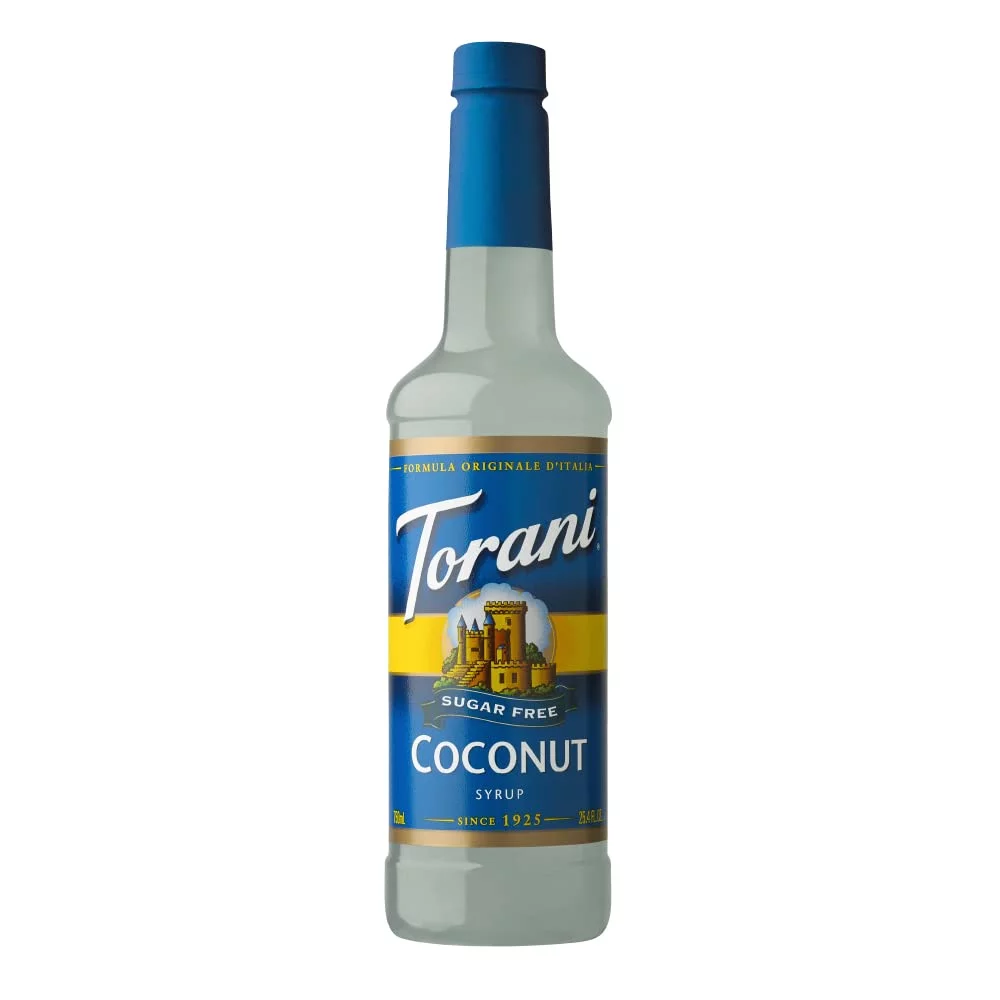Torani Sugar Free Syrup, Coconut, 25.4 Ounces (Pack Of 1)