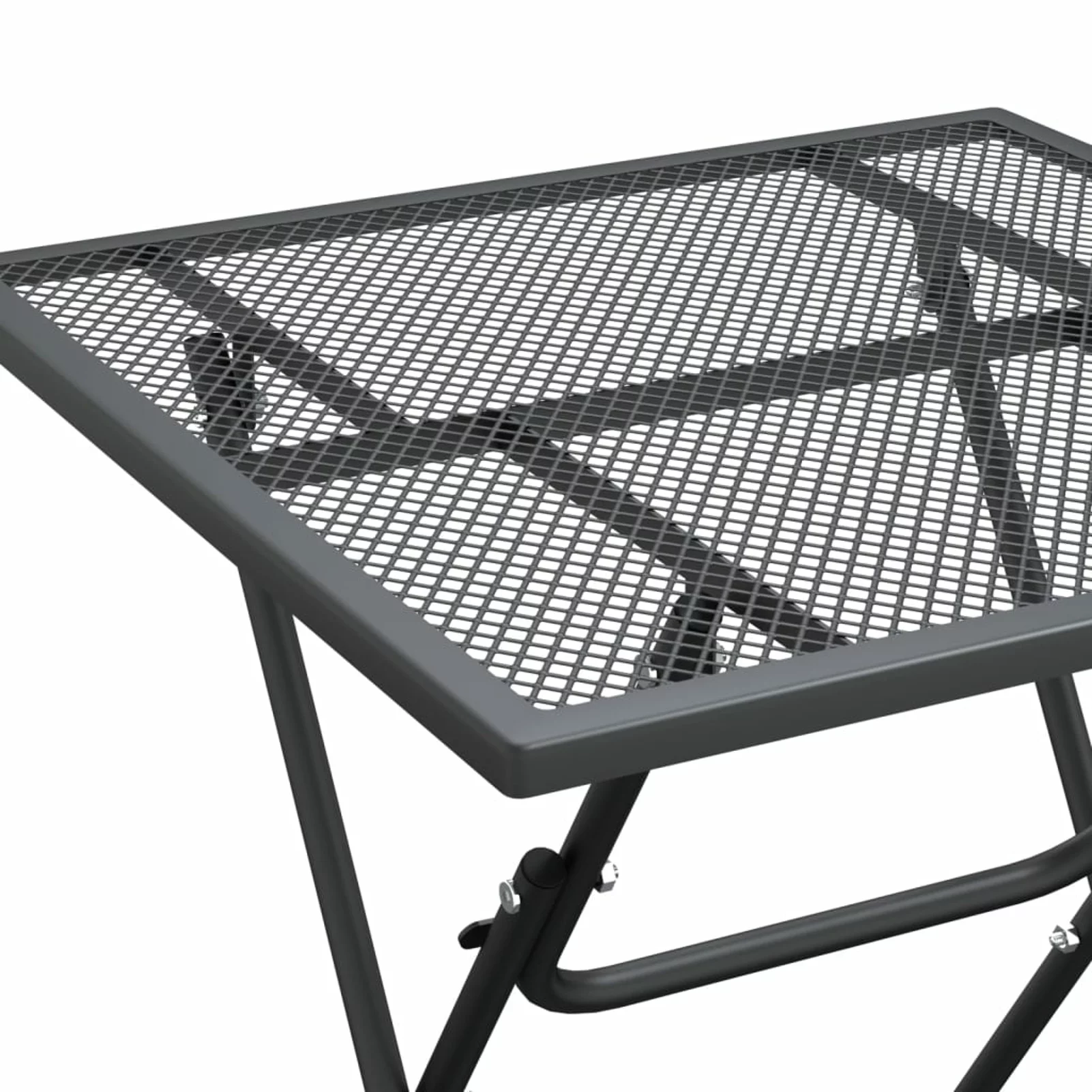 Suzicca 5 Piece Patio Dining Set Expanded Metal Mesh Anthracite