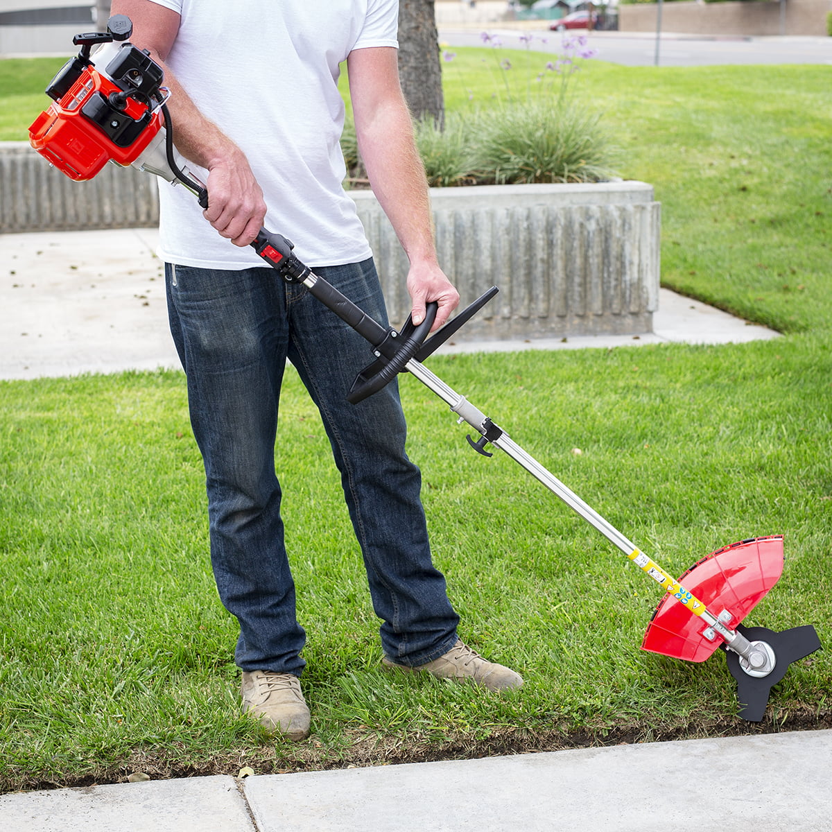 Stark 4 IN 1 Gas Pole Saw Multi Yard Chainsaw Hedge Trimmer Line Trimmer Brush Cutter Set