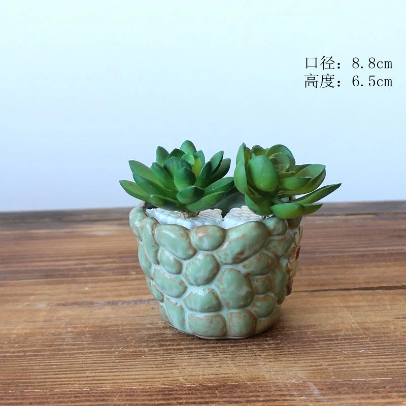 Ceramic Succulent Planters - Kiln-fired Glaze Succulent Pots - Ceramic Planters