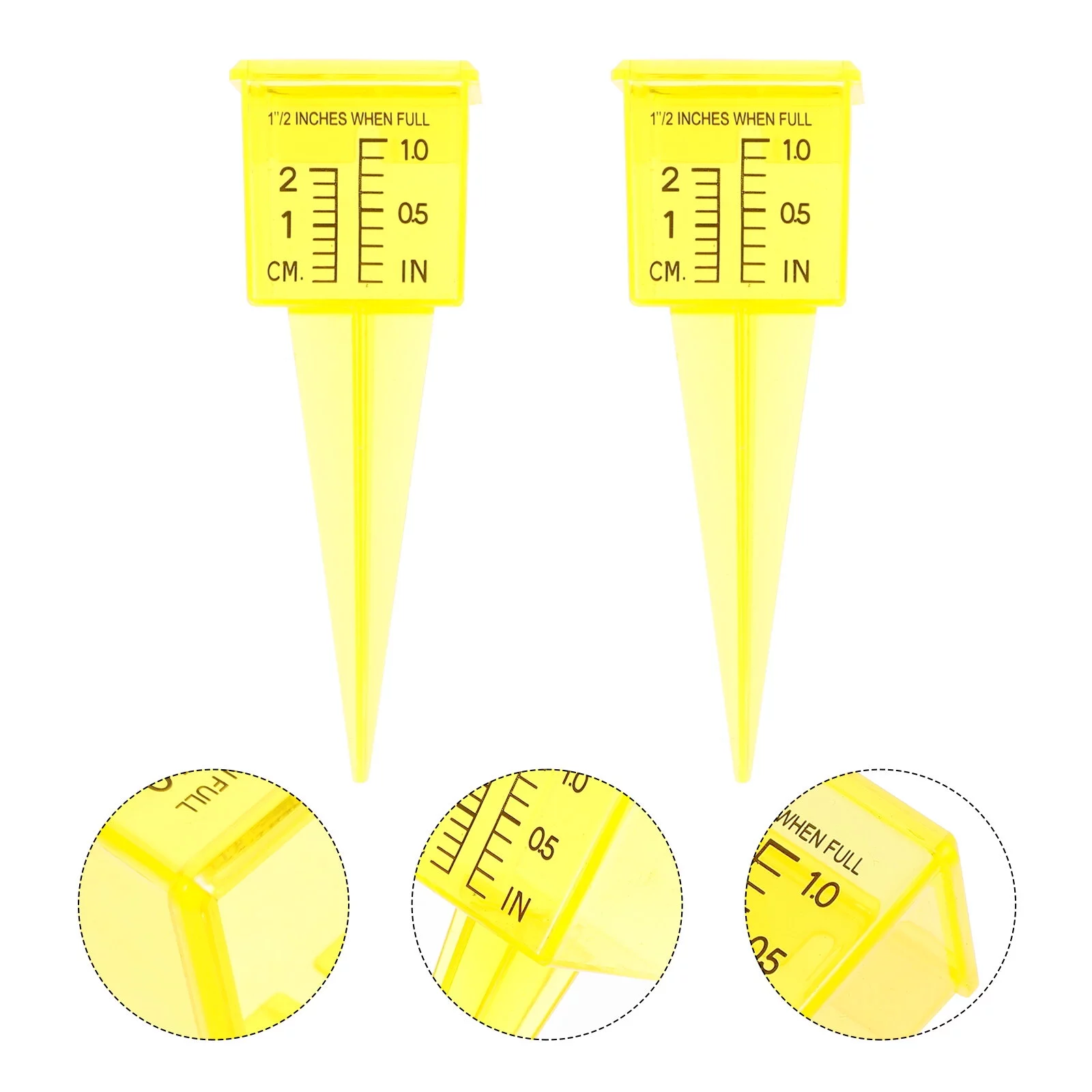 Nuolux Gauge Rain Lawn Sprinkler Gauges Outdoors Water Watering Irrigation Catch Cupsofficial