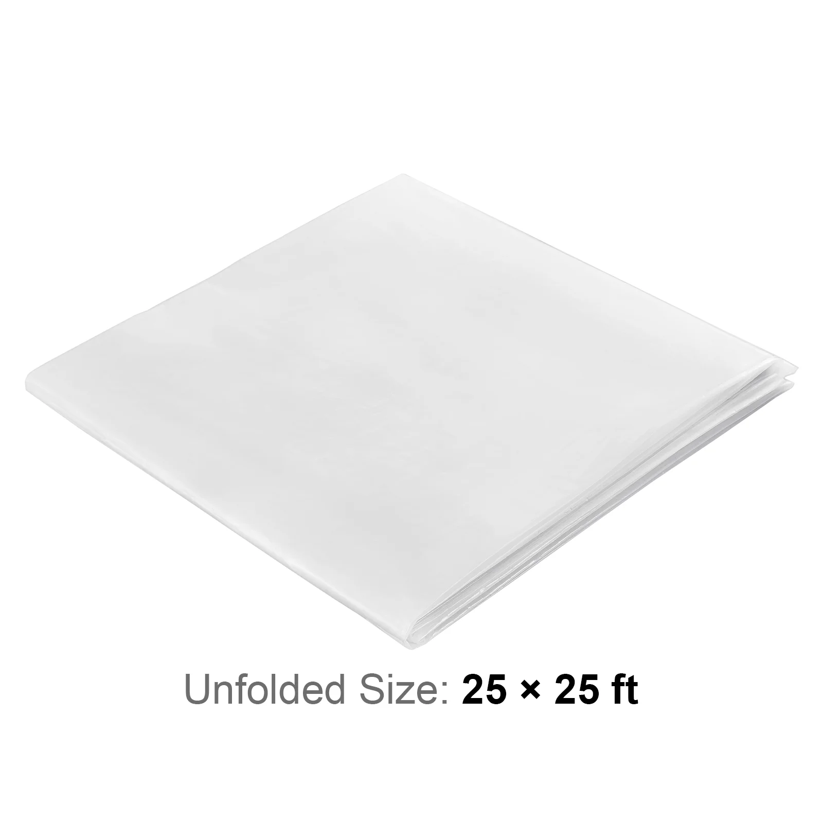 SKYSHALO 6 Mil Clear Greenhouse Plastic Polyethylene Film Covering 25 x 25 Feet