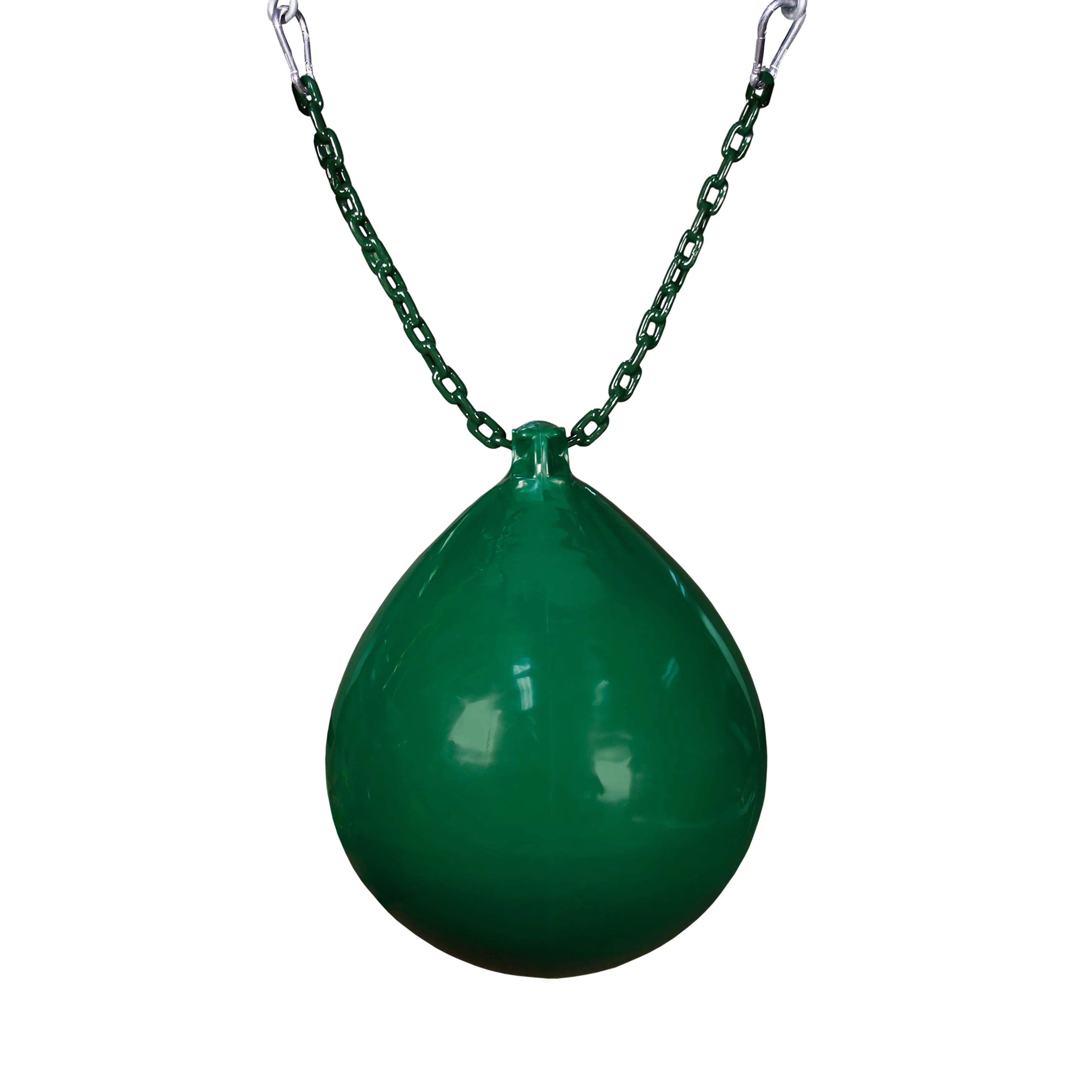 Gorilla Playsets 04-0011-G Buoy Ball Swing with Green Chain and Spring Clips - Green