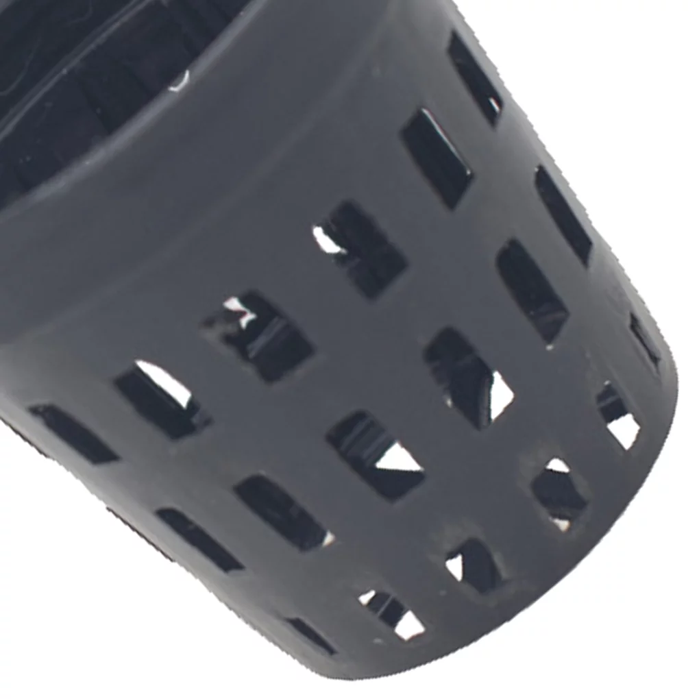 Idyandyans 10pcs Large Size/20pcs Small Size Aquarium Plastic Pot Fish Tank Water Plant Grass Baskets Cultivate Planting Black 4.5mm*4.2cm*3.1cm
