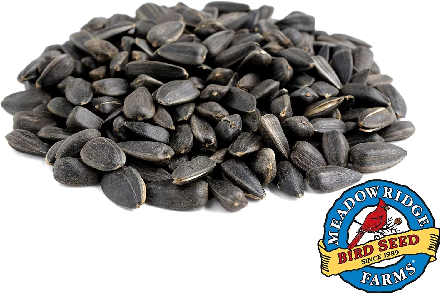 Meadow Ridge Farms Black Oil Sunflower Bird Seed, 20-Pound Bag