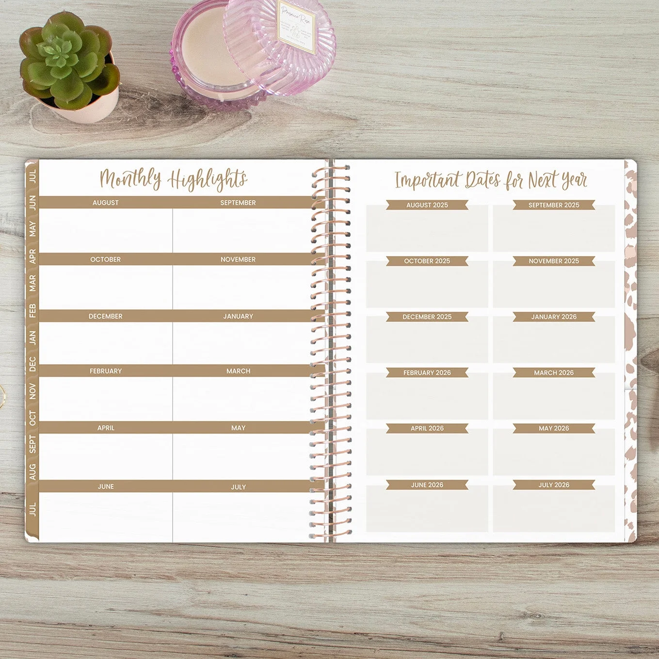 bloom daily planners 2024-25 Soft Cover Planner, 8.5