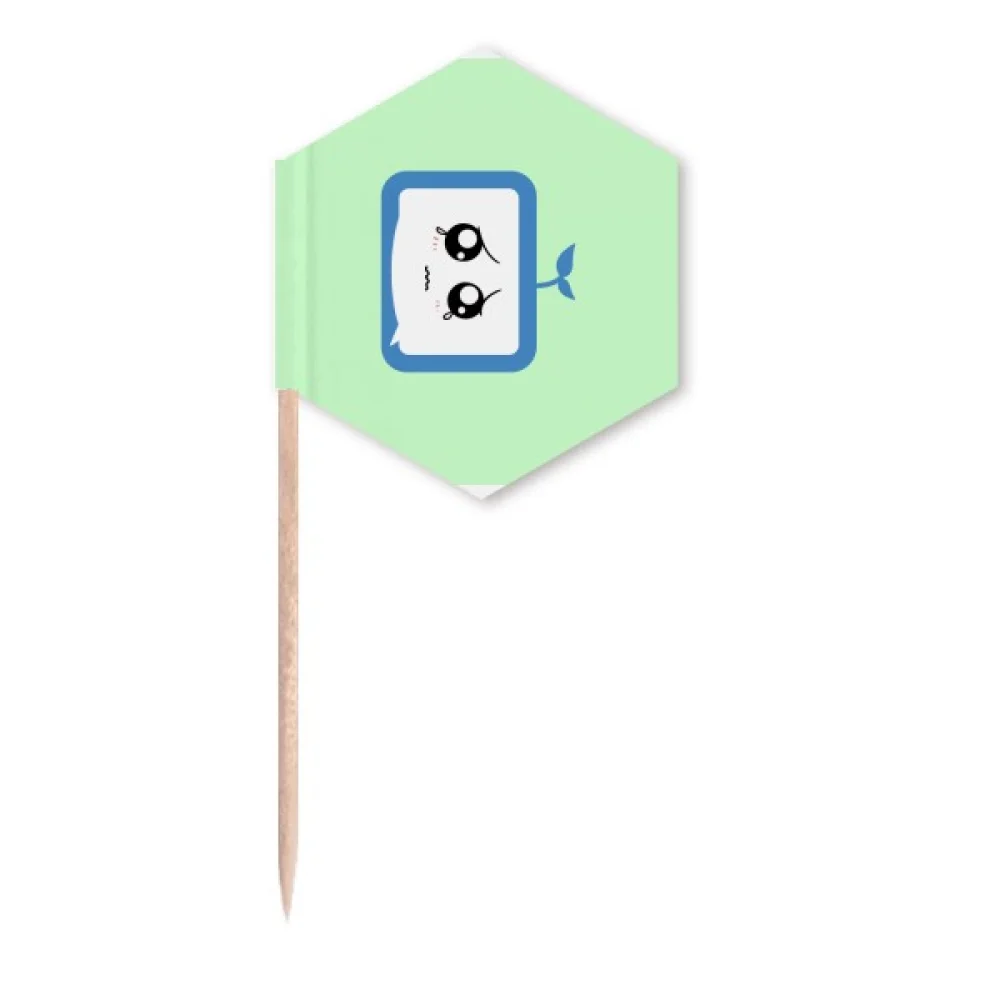 Saplings Injustice Small TV Face Original Toothpick Flags Cupcake Picks Party Celebration