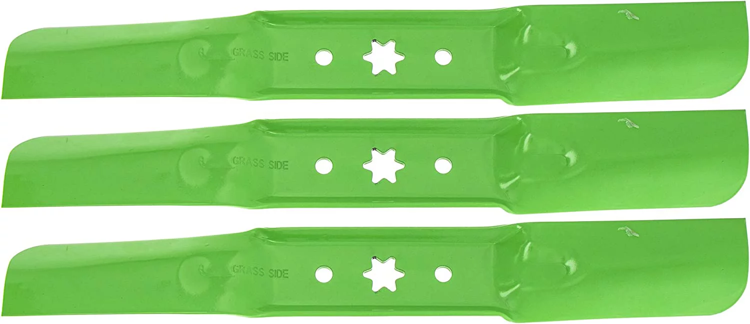 8TEN LawnRAZOR Mower Blade Set for MTD Cub Cadet RZT S54 L54 Troy Bilt 54 inch Deck 942-05056A 942-05056 (Medium Lift)