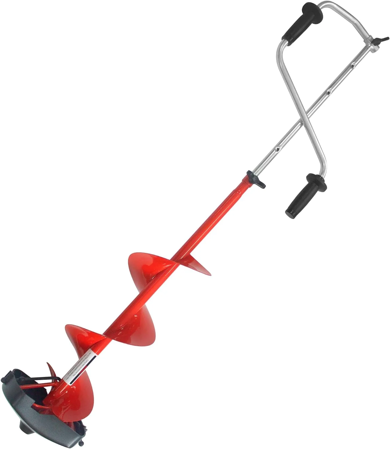 Folding Hand Auger With Dual-Curved Blades