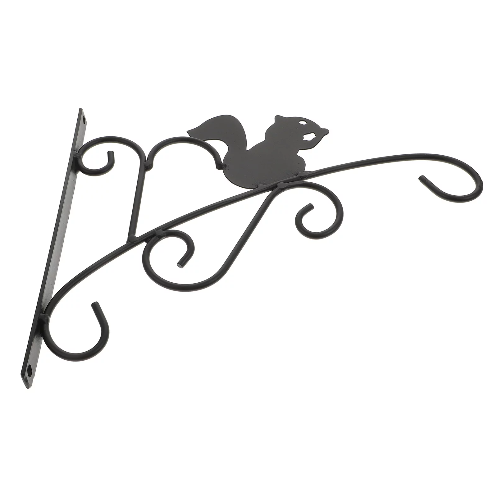 Guichaokj 1 Set Wall Hanging Flowerpot Rack Iron Flowerpot Stand Wall Mounted Plant Hanger