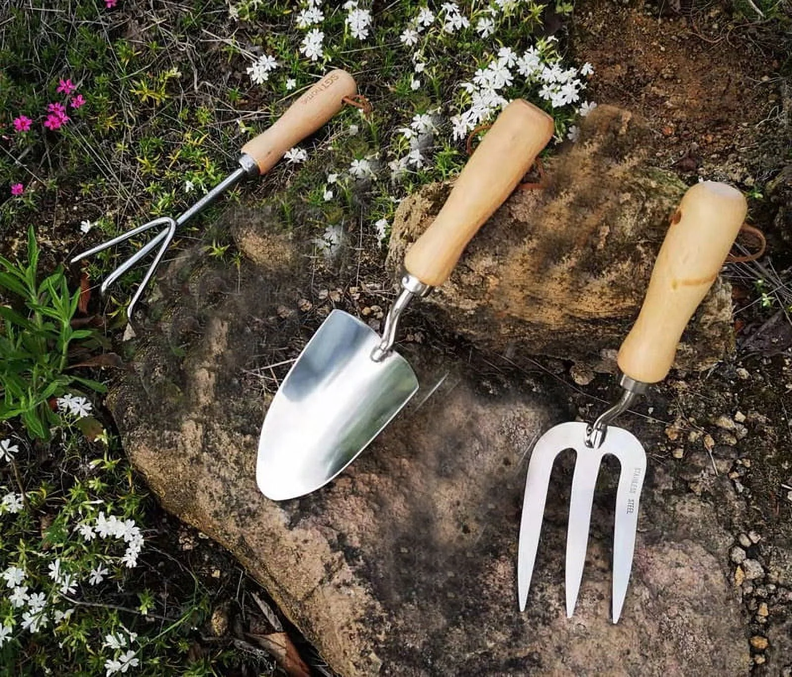 Planting Flowers Gardening Tools Household Set Of Small Shovel Stainless Steel Shovel Shovel Flower Pots Succulent Planting