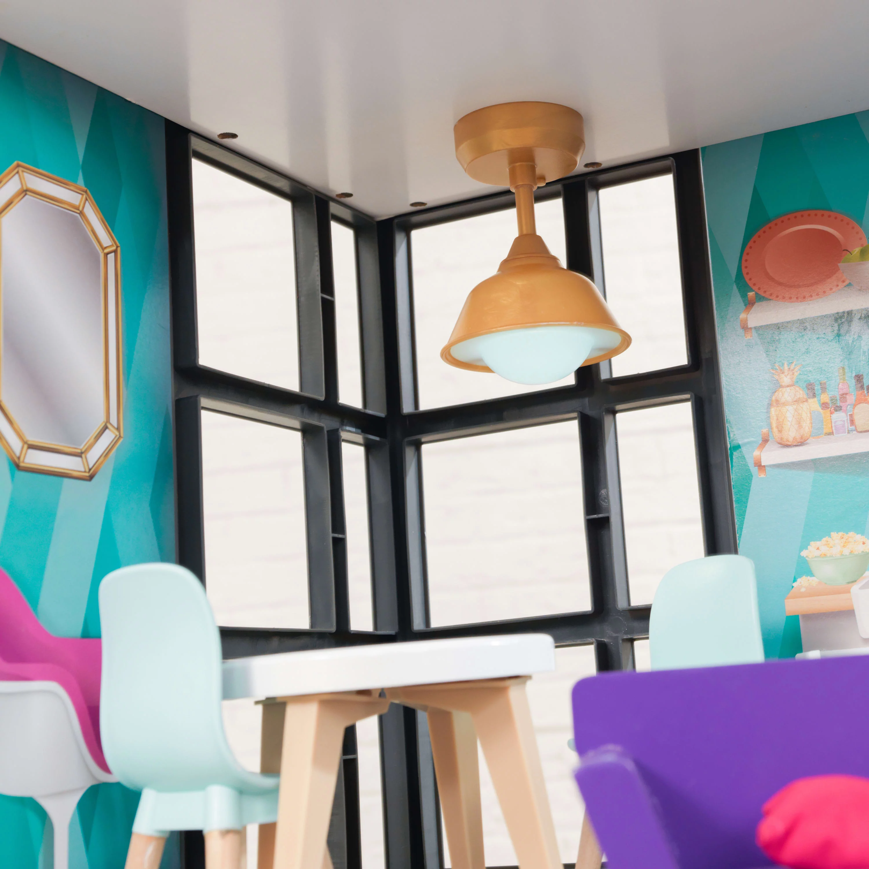 KidKraft Bianca City Life Wooden Dollhouse with 26 Pieces Included