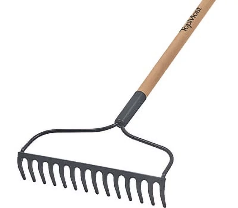 1unitLJJA-0687 Landscapers Select 34584 R14AL Bow Rake 14 Tine 48 Inch Hardwood Handle (Case of 6)