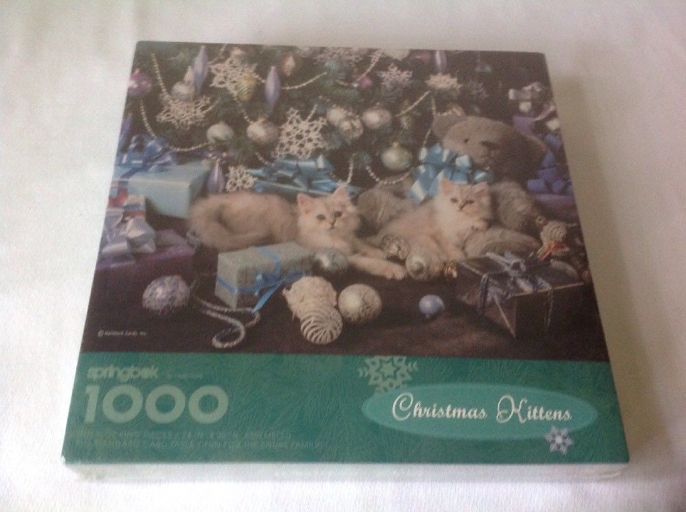 Springbok Puzzle Christmas Kittens 1000 Piece XZL6162