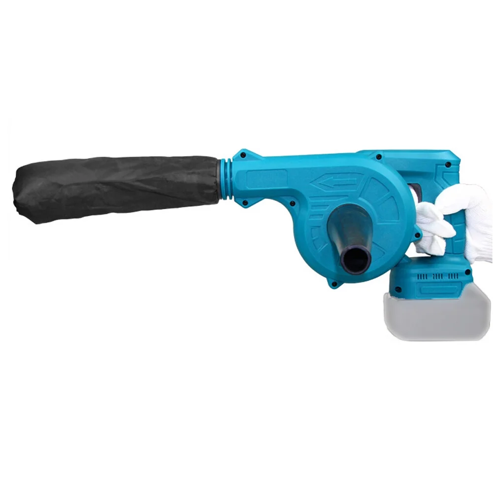 High-Power Electric Blower Strong Wind Leafs Blower Stepless Speed Change Dust Removal Fan Handheld Lithium Battery Power Supplys Home Snow Cleaner Power Tool