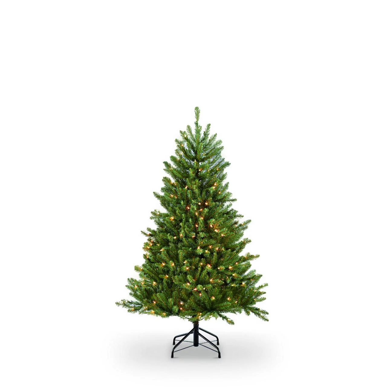 CC Christmas Decor 4.5’ Pre-Lit Full Fraser Fir Artificial Christmas Tree - Clear Lights