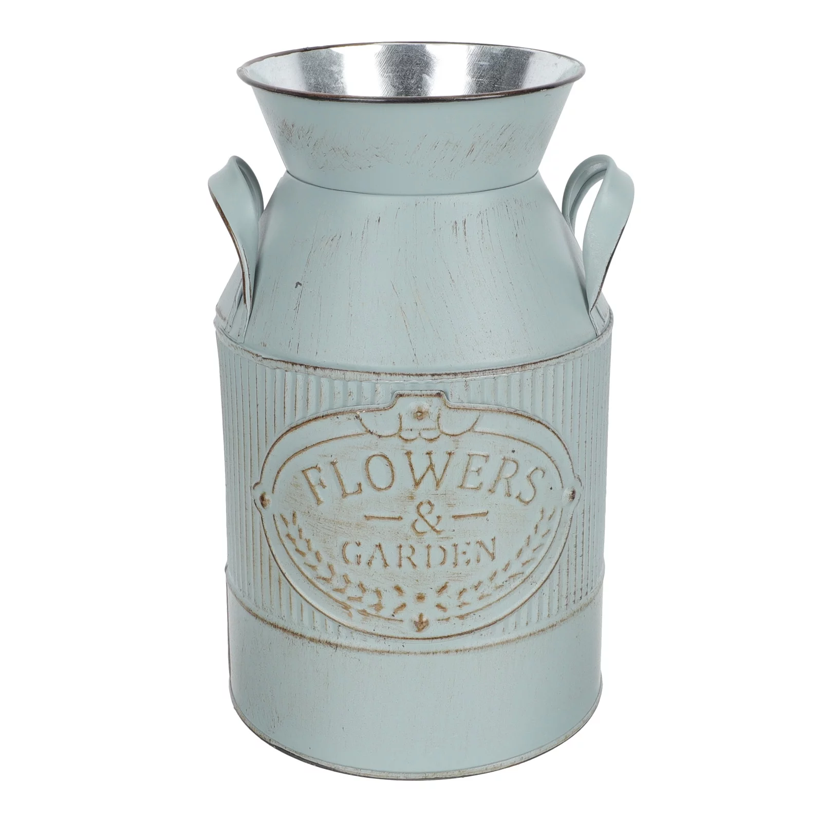 Guichaokj Home Iron Flower Bucket Novel Vintage Flowerpot Gardening Planter Storage Bucket