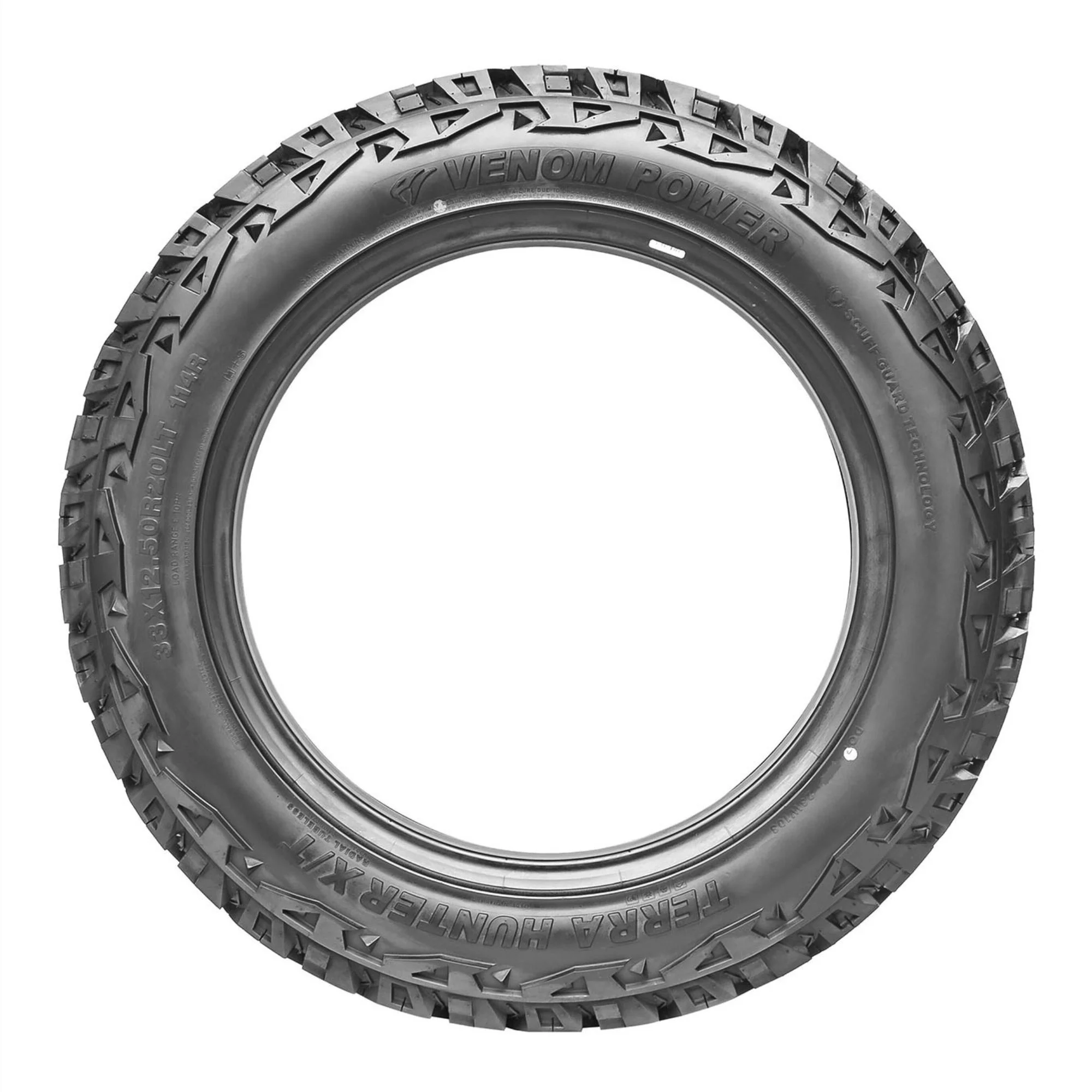 Set of 2 Venom Power Terra Hunter X/T LT33X12.50R22 109R E Tires