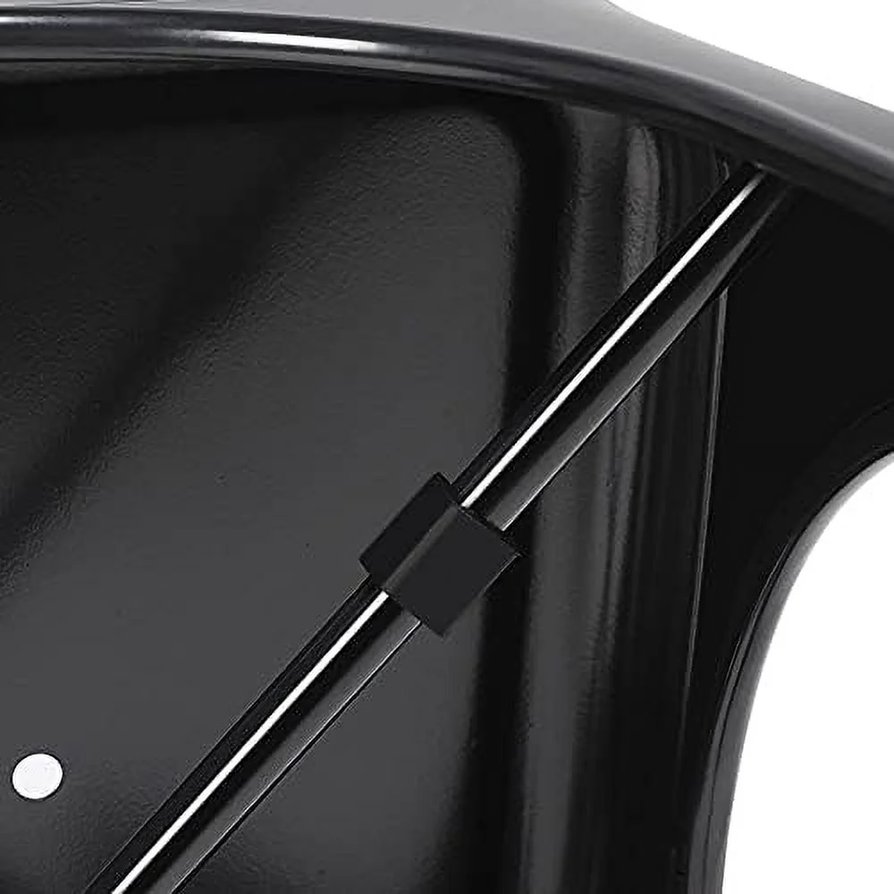 HYHBIBOOM Metal Dining Chairs Set of 4 Stackable Dining Room Chairs Side Chairs Patio Dining Chairs with Back  Each Chair Load Capacity  340 lbs Gun Metal